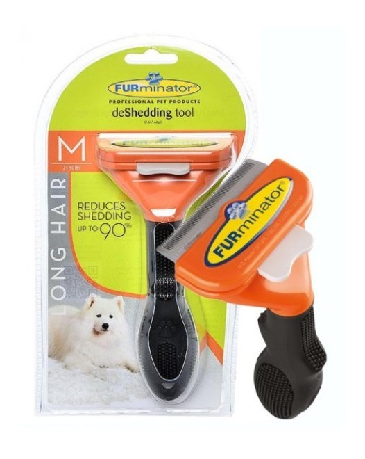FURminator DeShedding Tools For Long Hair Dogs M