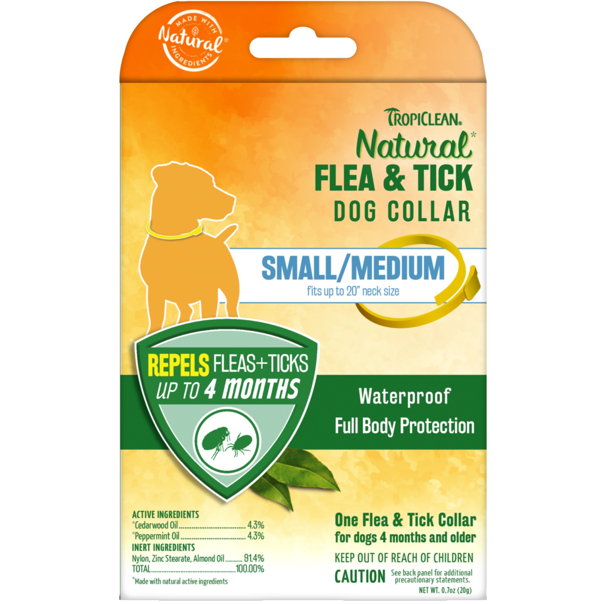 FLEA &amp; TICK REPELLENT COLLAR FOR SMALL DOGS