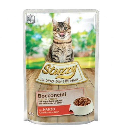 Stuzzy Bocconcini chunks with beef 85g