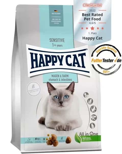 Happy Cat Sensitive Stomach & Intestines 4kg
