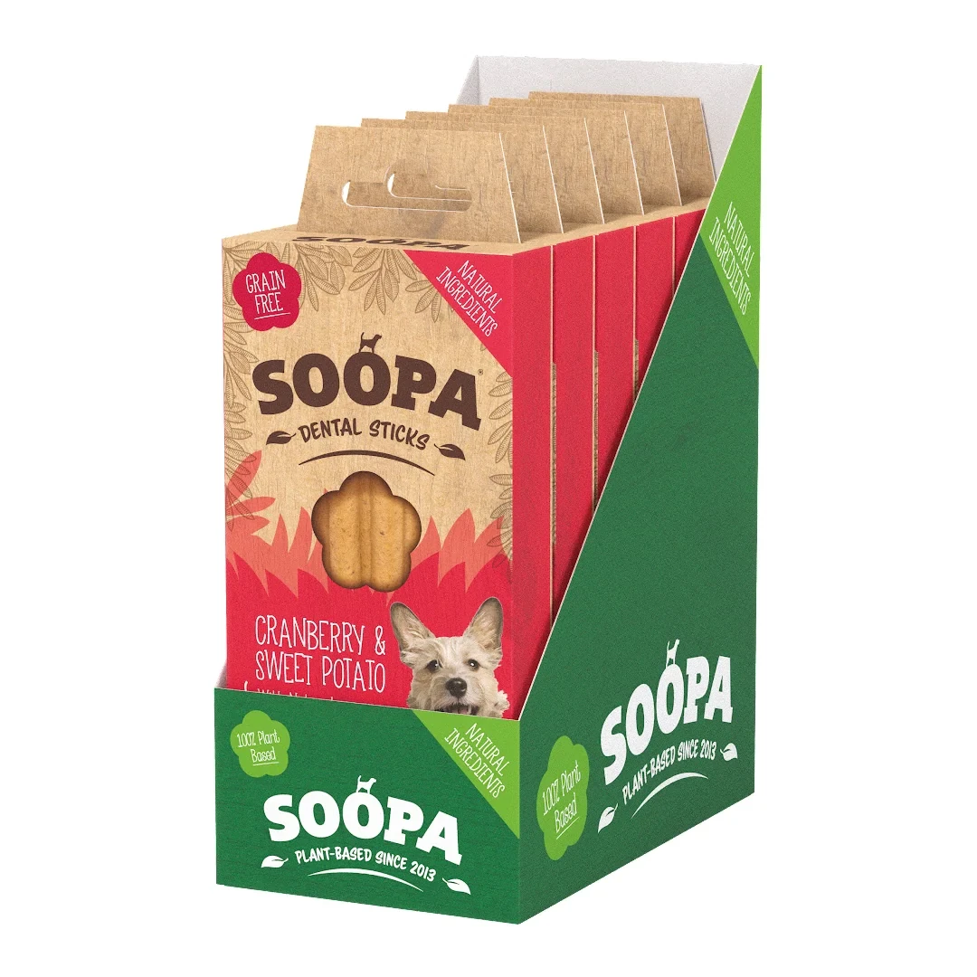 Soopa Dental Sticks Cranberry & Sweet Potato
