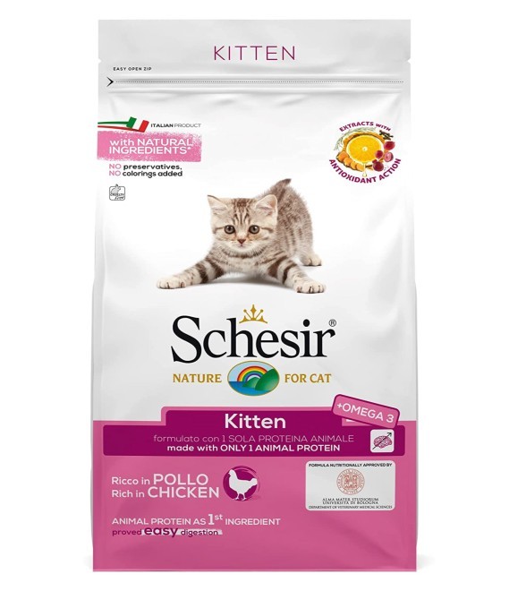 Schesir Dry Line Con Pollo W/ Chicken For Kitten