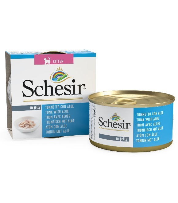 Schesir Canned Kitten Food With Tuna And Aloe