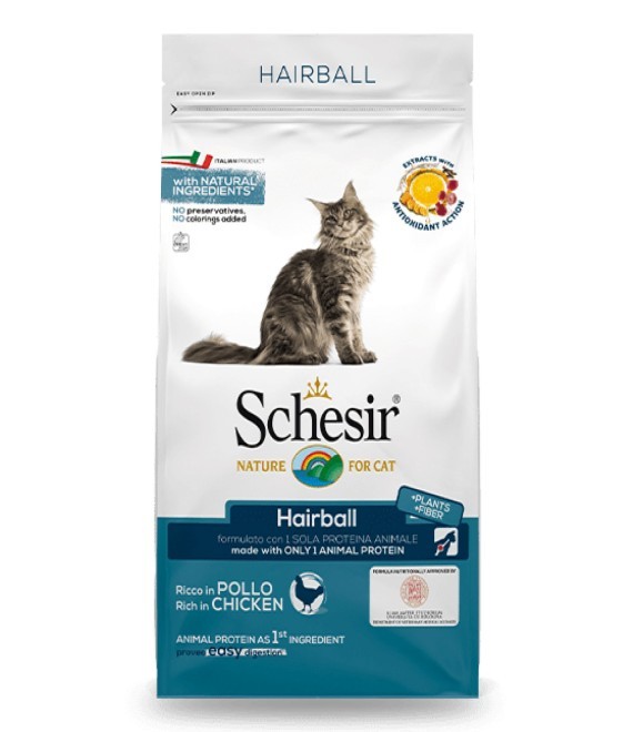 Schesir Pollo W/Chicken For Hairball Control