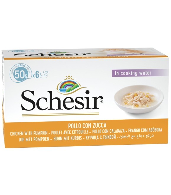 Schesir Canned Cat Food Chicken Fillet w/Pumpkin