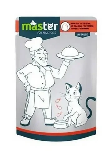 Master Cat Pouch Poultry Meat in Jelly 80 g