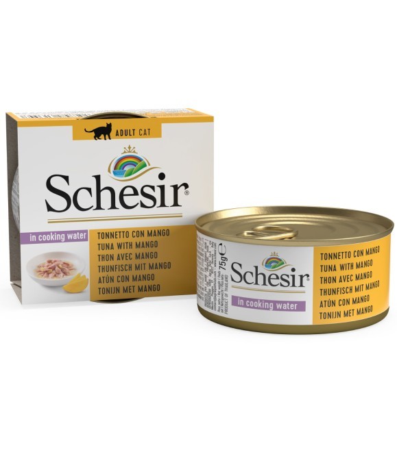 Schesir Canned Cat Food Tuna With Mango