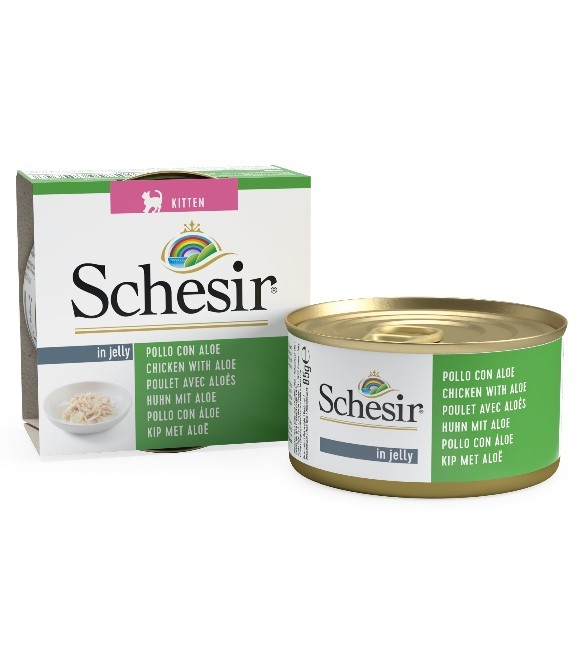 Schesir Canned Kitten Food w/Chicken &amp; Aloe
