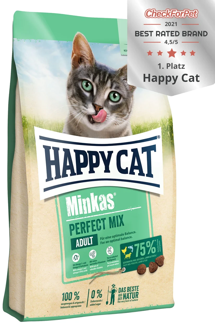 Happy Cat Minkas Chicken & Fish w/ Lamb 4kg
