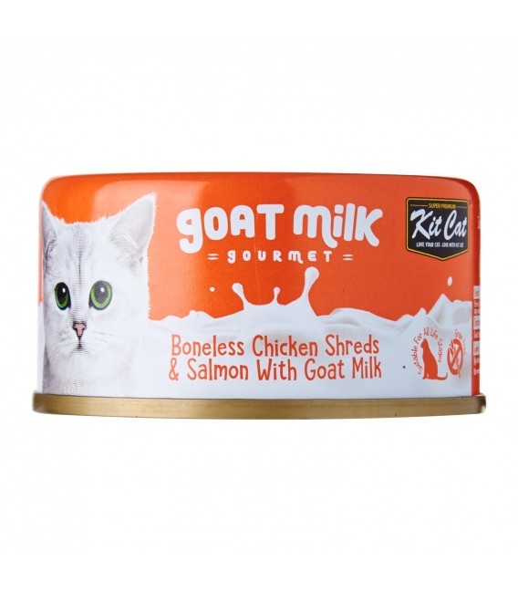 KitCat Chicken Shreds & Salmon w/ Goat Milk