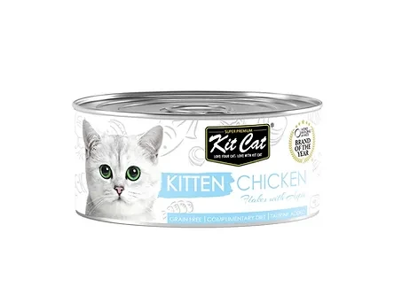 KitCat KITTEN Chicken Flakes (Aspic Toppers) 80g
