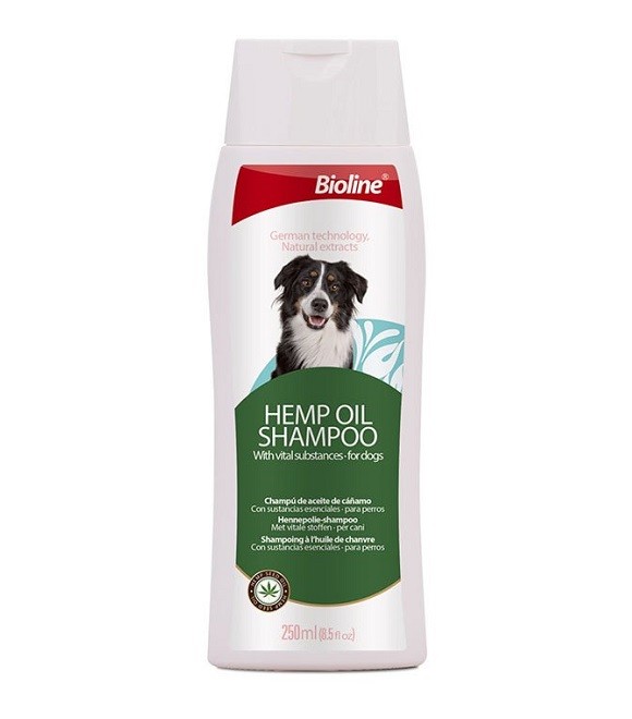 Bioline Hemp Oil Shampoo For Dogs 250ml