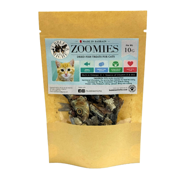 Bubble &amp; Miche Cat Dried Fish Treats