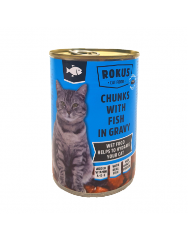 Rokus Chunks w/ Fish Gravy 415g