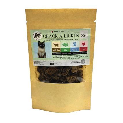 Crack-a-Lickin' Cat Treats 20g