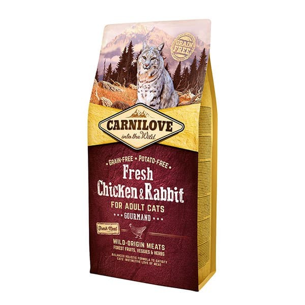Carnilove Fresh Chicken &amp; Rabbit Gourmand for Adults Cats 6kg