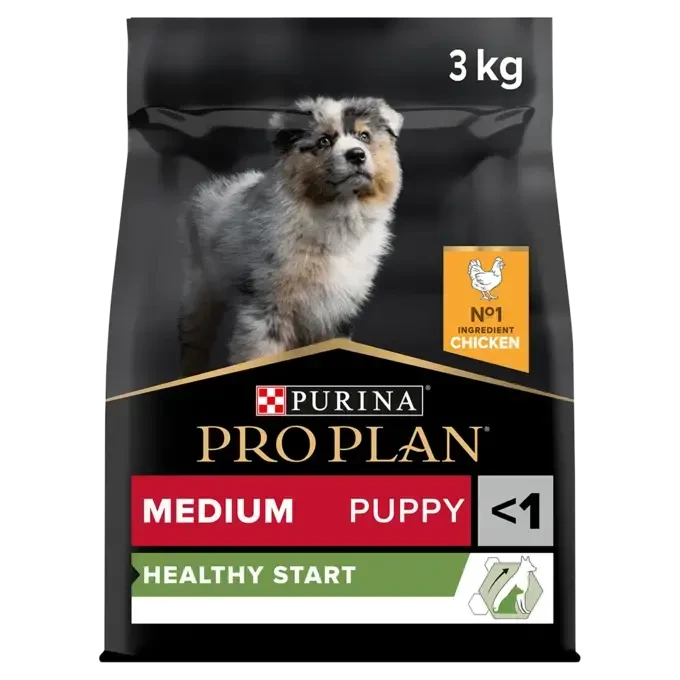 PRO PLAN Medium Puppy Healthy Start Chicken Dry Dog Food 3KG