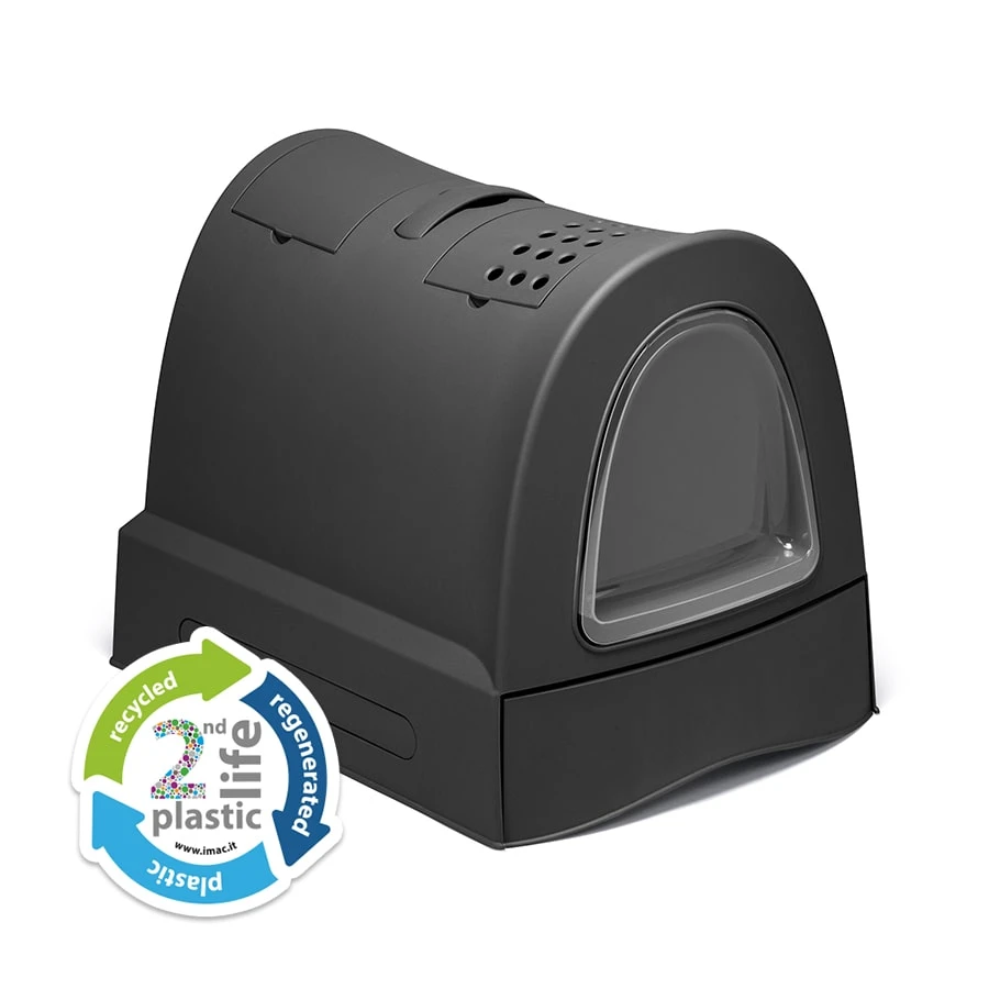 ZUMA Litter Box for Cats - Black