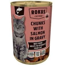 Rokus Salmon Wet food for Cat 415g