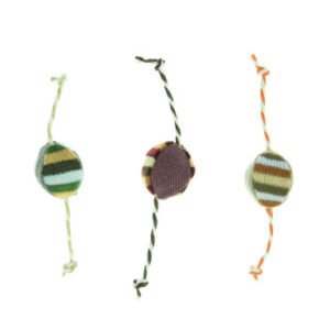 COLOURFUL FABRIC BALLS - AVC Pet Store