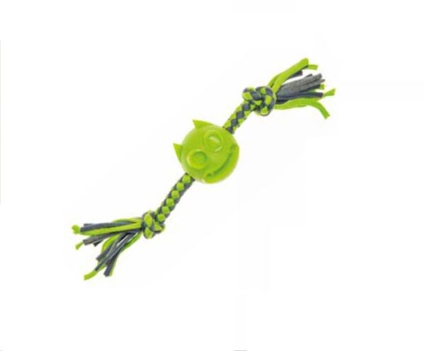 MONSTER BALL WITH ROPE SMALL - AVC Pet Store