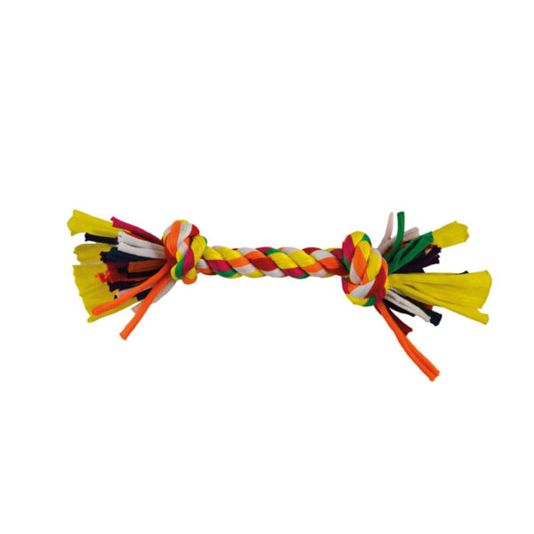 OSSO IN CORDA COLOR.INTRECC. 27CM (3PZ) - AVC Pet Store