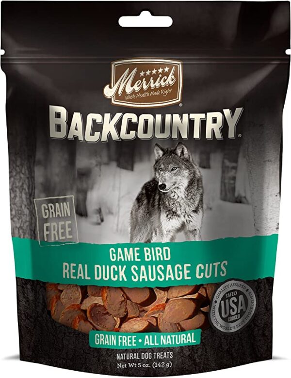 Backcountry Wild Prairie Duck Sausage Cuts 50z - AVC Pet Stor