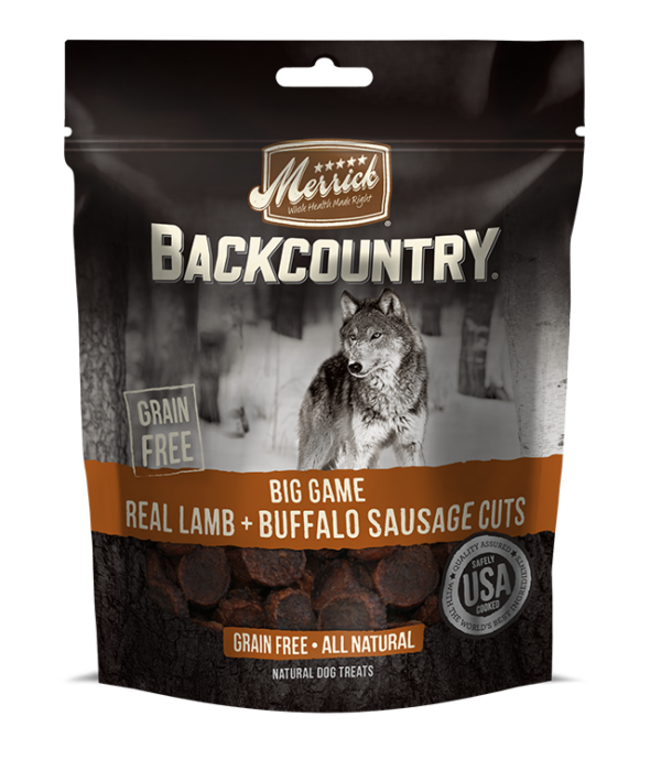 Backcountry Real Lamb & Buffalo Sausage Cuts - AVC Pet Store