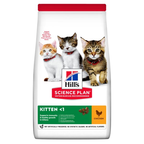 Hill's Kitten Dry Food Chicken Flavour 3kg - AVC Pet Store