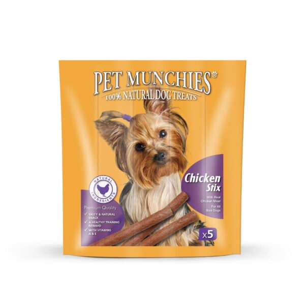 Pet Munchies Chicken Stix Dog Treats 50g - AVC Pet Store