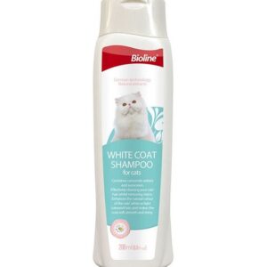 Bioline White Coat Shampoo For Cats 200ml - AVC Pet Store