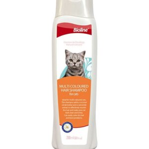 Bioline Multi Colored Hair Shampoo For Cats - AVC Pet Store