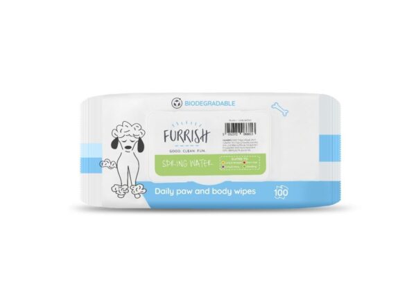 Furrish Bath Wipes - Spring Water - AVC Pet Store