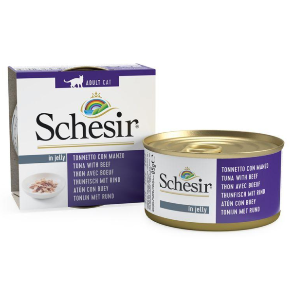 Schesir Tuna Beef  in Jelly