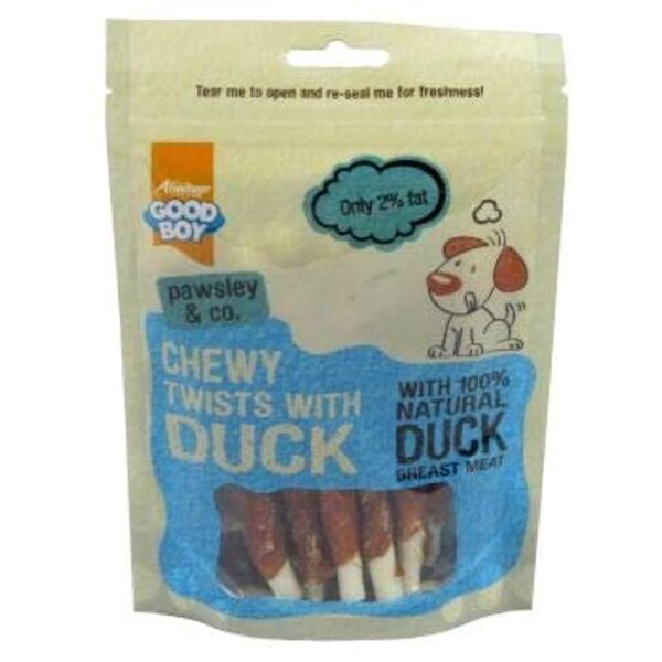 Chewy Twists with Duck 90g - AVC Pet Store