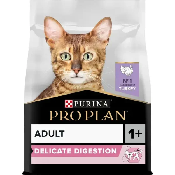 PRO PLAN Delicate Digestion Turkey Dry Cat Food 10 KG