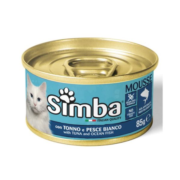Simba Mousse with Tuna and Ocean Fish Canned Cat Food - 85 g